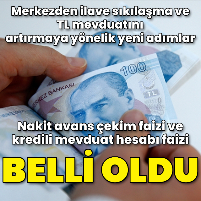 TCMB'den ilave sıkılaşma ve TL mevduatın payını artırmaya yönelik yeni adımlar