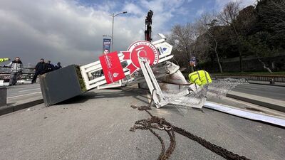 Sahil yolu trafiğe açıldı