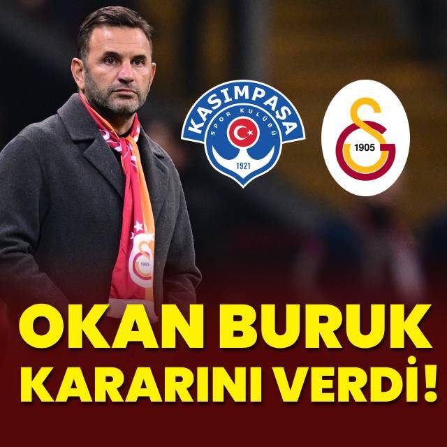 Okan Buruk kararını verdi!