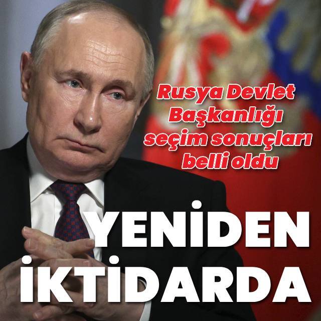 Rusya 5. kez Putin dedi
