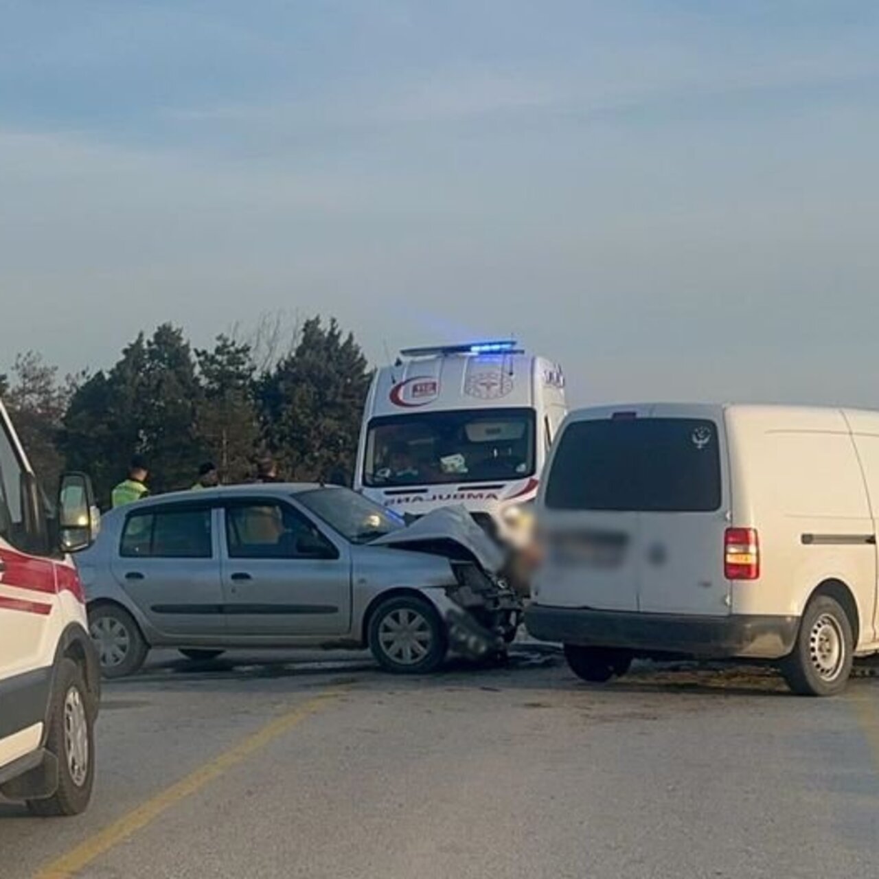 Tekirdağ'da trafik kazası: 2'si çocuk 7 yaralı