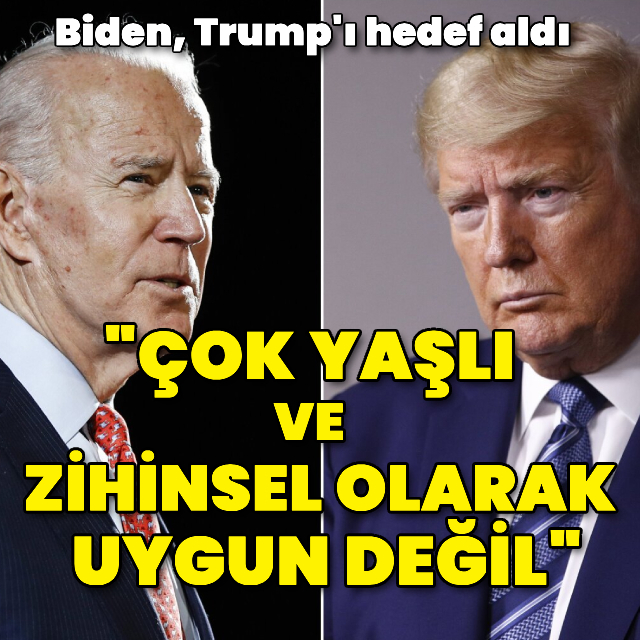 Biden, Trump'ı hedef aldı