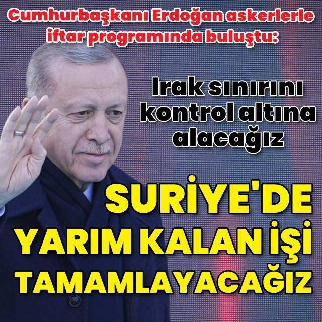 Cumhurbaşkanı Erdoğan'dan önemli açıklamalar