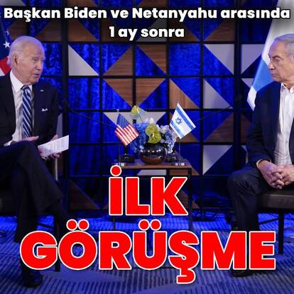 Biden ve Netayahu arasında görüşme