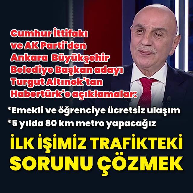 Altınok'tan Habertürk'e açıklamalar