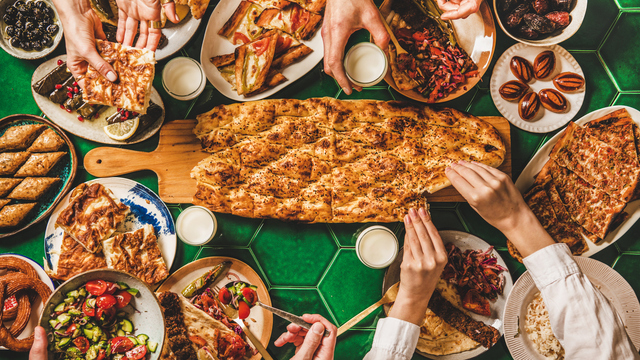 Ramazan'ın dokuzuncu günü için iftar menüsü