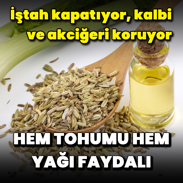 İştah kapatıyor, kalbi ve akciğeri koruyor!