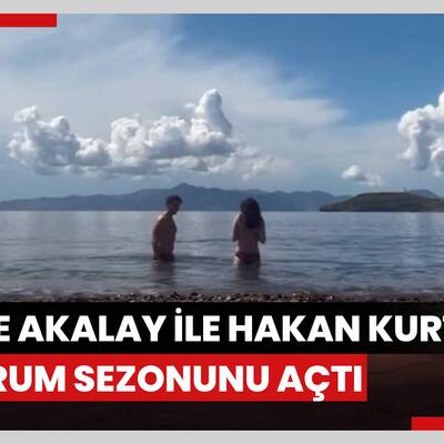 Birce Akalay ile Hakan Kurtaş, Bodrum sezonunu açtı