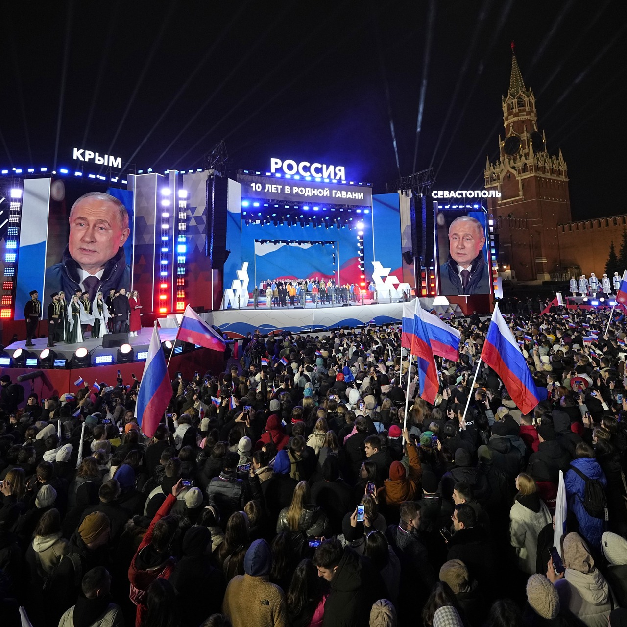 Putin seçim sonrası ilk kez halk karşısına çıktı