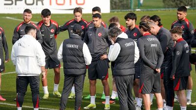 A Milli Futbol Takımı hazırlıklarını sürdürdü
