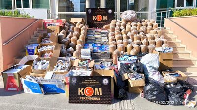 Hatay'da kaçakçılık operasyonu: 5 gözaltı