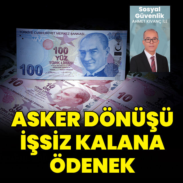 Asker dönüşü işsize ödenek