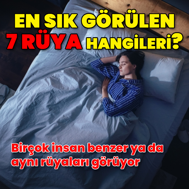 En sık görülen 7 rüya teması ve anlamları!