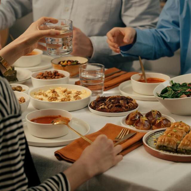 Ramazan'ın onuncu günü için iftar menüsü