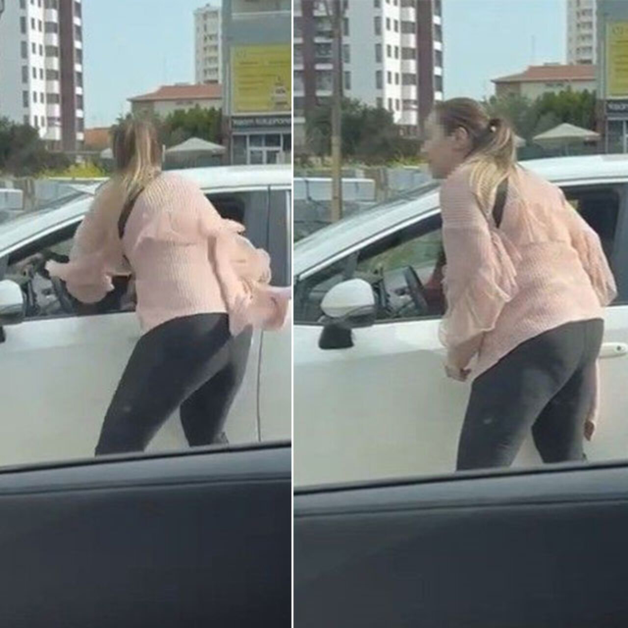 Kadın öğretmen trafikte hemcinsini dövdü!