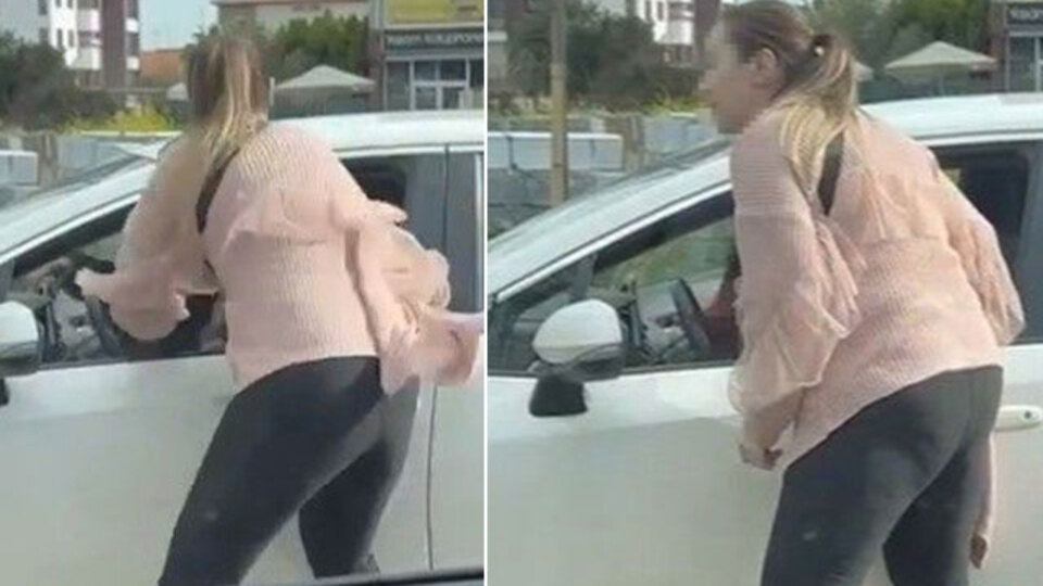 Kadın öğretmen trafikte hemcinsini dövdü!