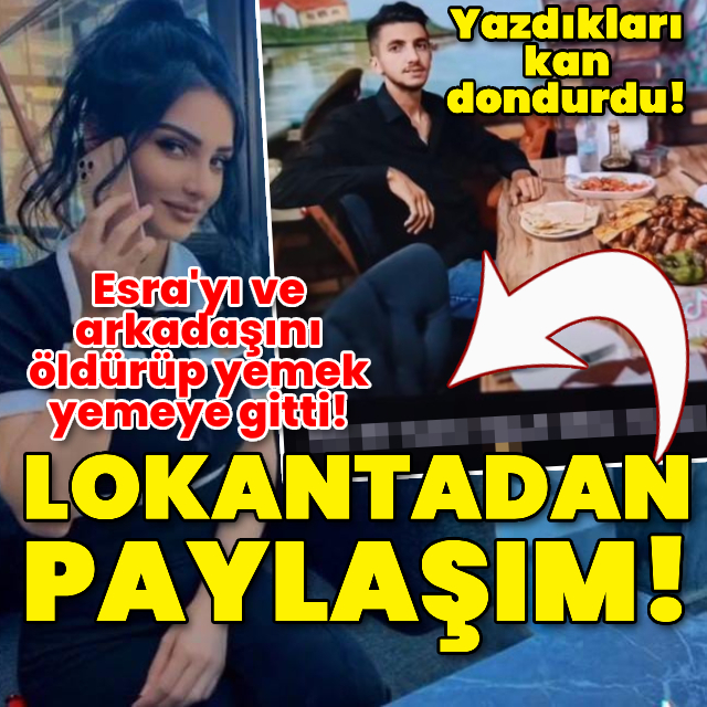 Çifte cinayetin failinden kan donduran paylaşım!