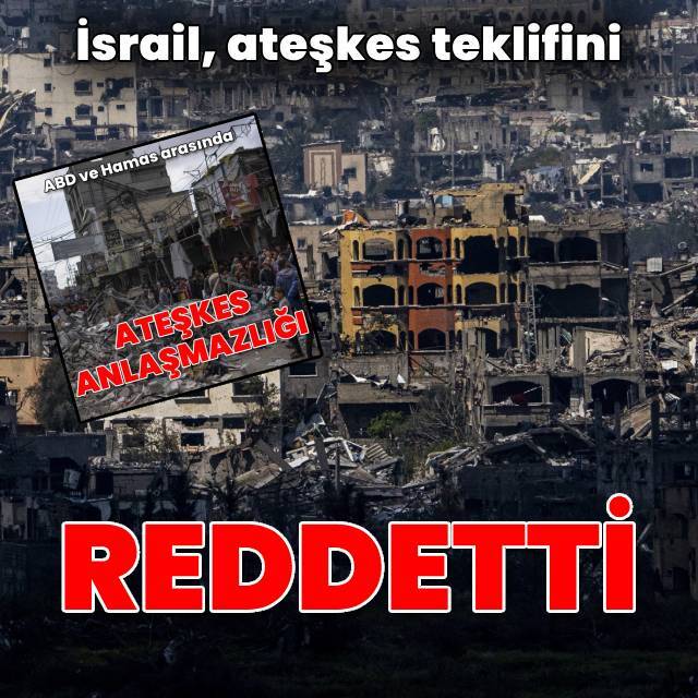 Hamas: İsrail, ateşkes teklifine olumsuz yanıt verdi