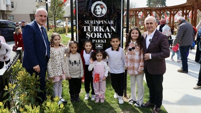 Türkan Şoray ve Fatma Girik Parkı açıldı