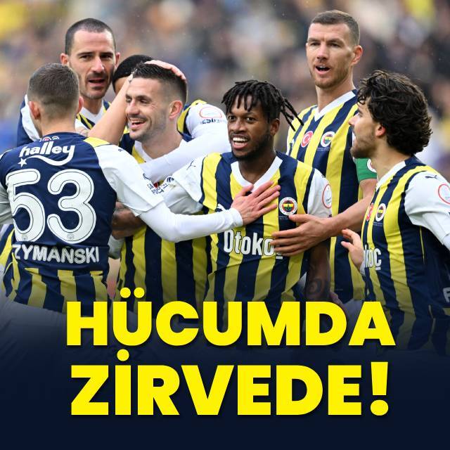 Fenerbahçe hücumda zirvede!