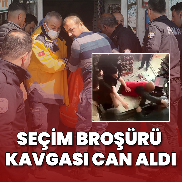Seçim broşürü kavgası can aldı