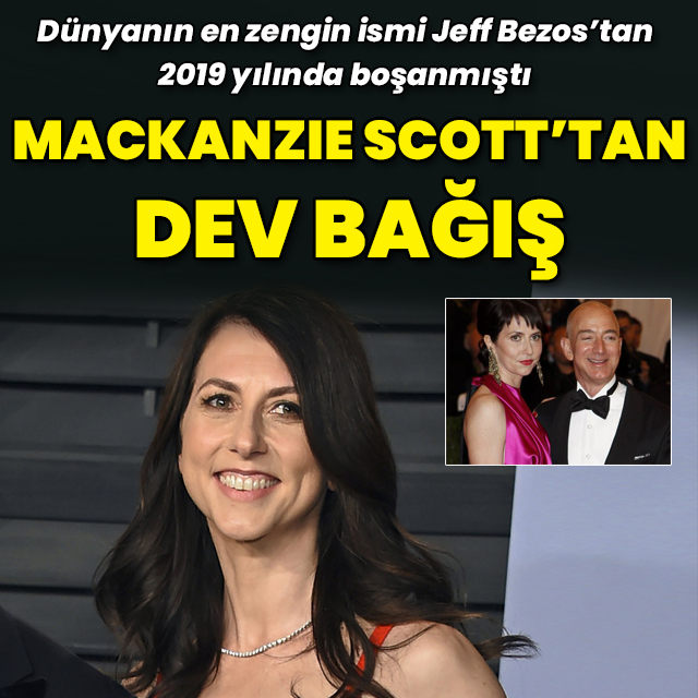 MacKenzie Scott'tan dev bağış