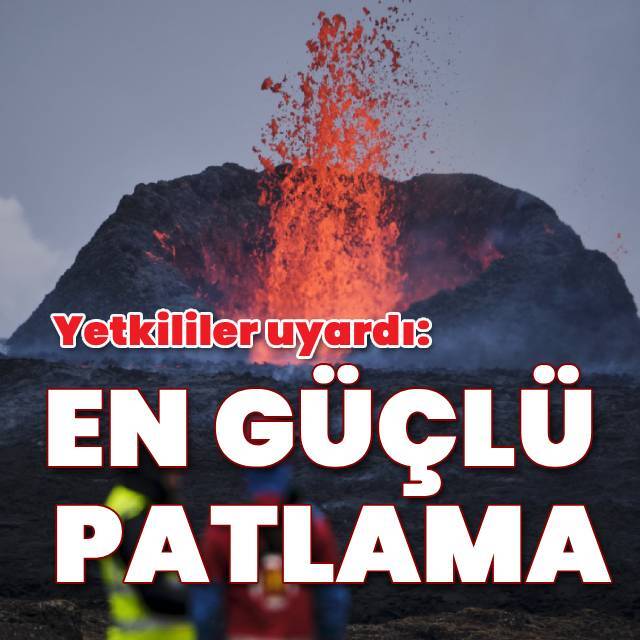 İzlanda'nın Reykjanes Yarımadası'nda yanardağ patlaması