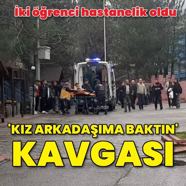 'Kız arkadaşıma baktın' kavgası! İki öğrenciyi bıçakladı