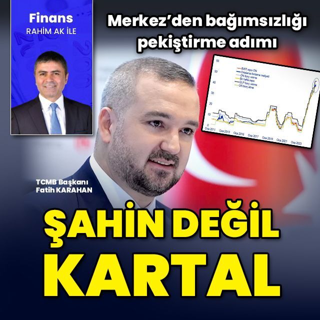Şahin değil 'kartal'