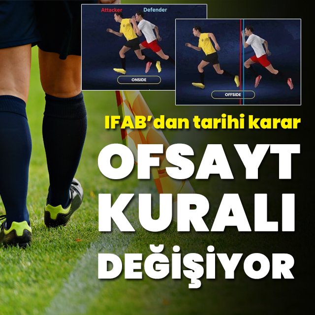 Ofsayt kuralı değişiyor!