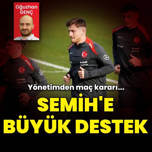 Semih'e büyük destek!