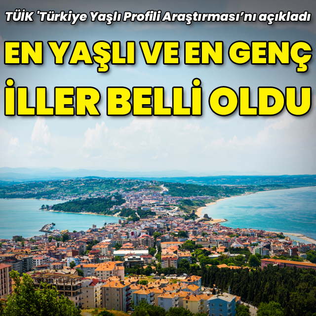 Türkiye'nin en yaşlı ve en genç illeri