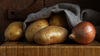 Soğan ve patatesi ayrı yerlerde saklayın! İşte nedeni