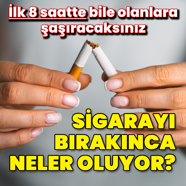 Sigarayı bırakınca ne olur?