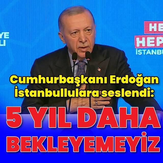 Cumhurbaşkanı Erdoğan'dan açıklamalar