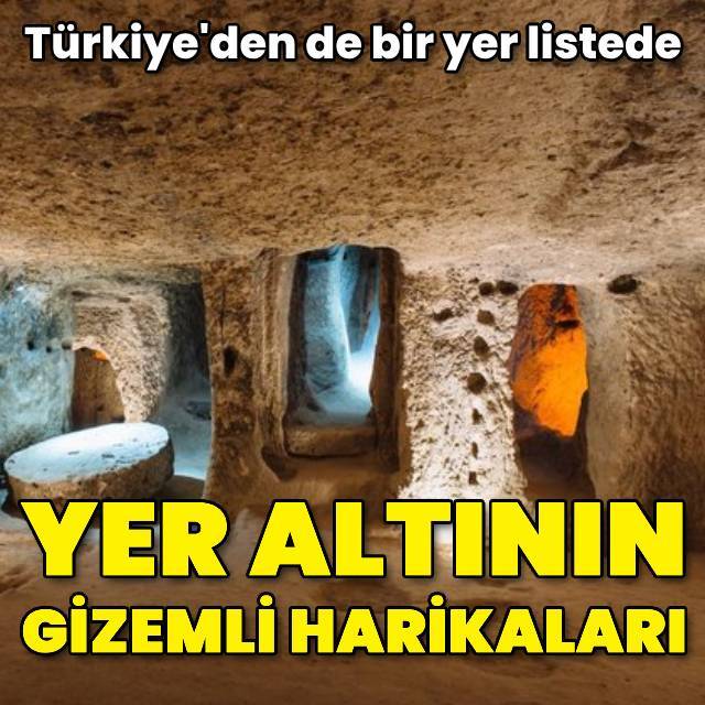 Yer altının gizemli harikaları!