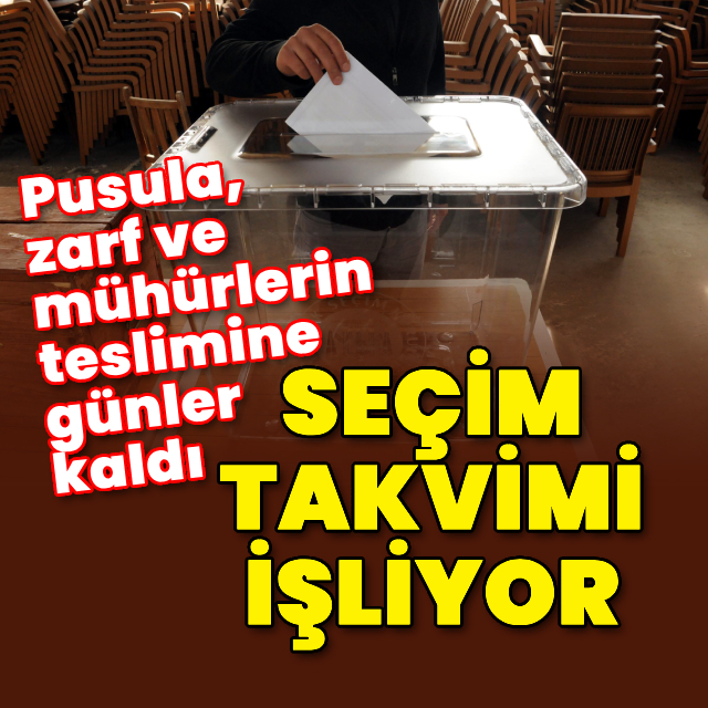 YSK’nın yerel seçim takvimi işliyor