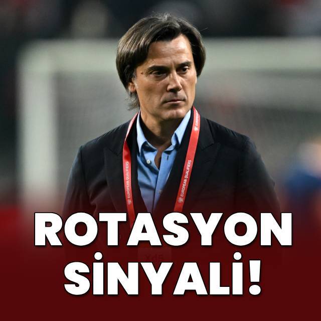 Montella'dan rotasyon sinyali!
