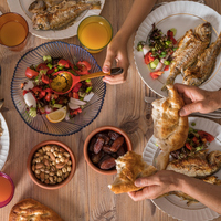 Ramazan'ın 15. günü için iftar menüsü