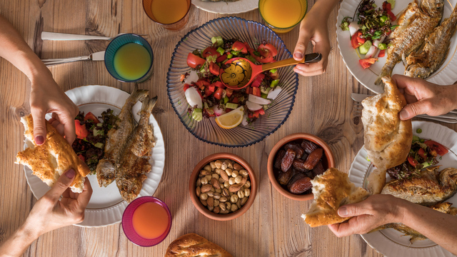 Ramazan'ın 15. günü için iftar menüsü