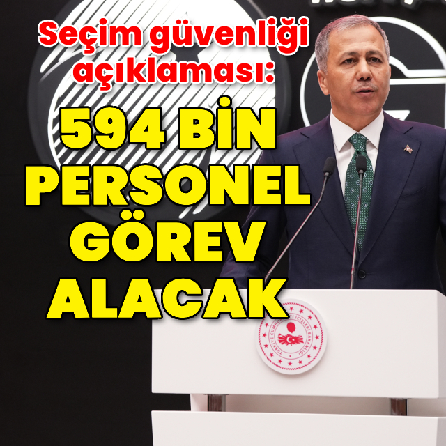 Bakan Yerlikaya'dan seçim güvenliği açıklaması