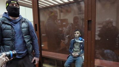 Moskova saldırganlarının mahkemedeki görüntüleri gündem oldu