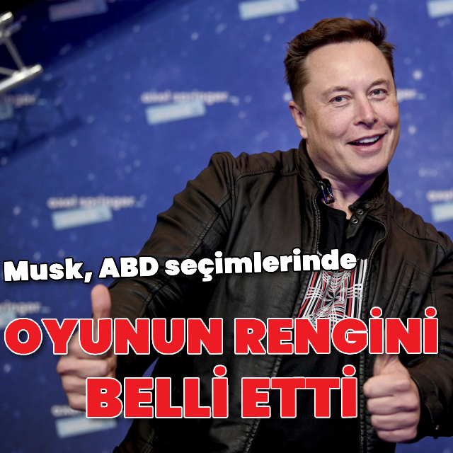 Musk, ABD seçimlerinde oyunun rengini belli etti