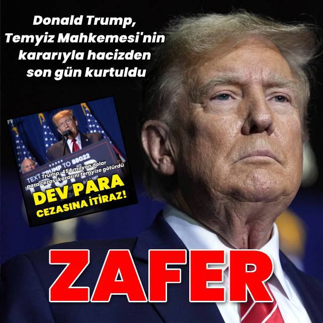 Trump'a mahkemeden iyi haber