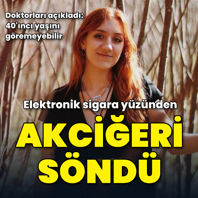 Elektronik sigara ciğerini söndürdü