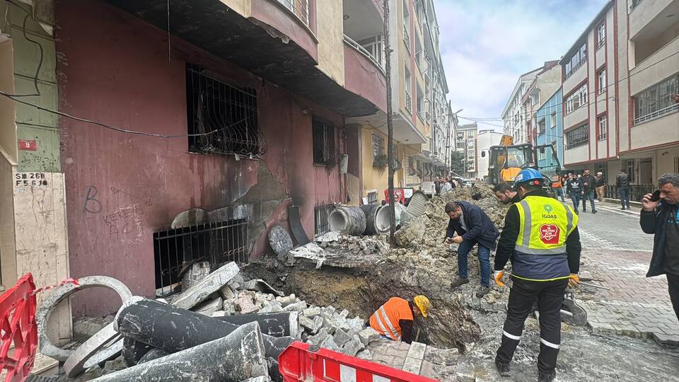 Esenyurt'ta doğalgaz kaynaklı patlama