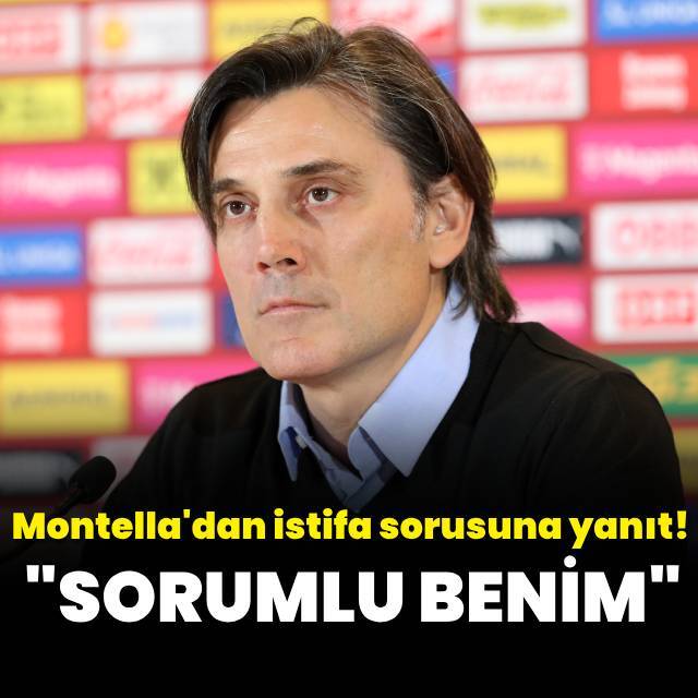 Montella: Tüm sorumlu benim!