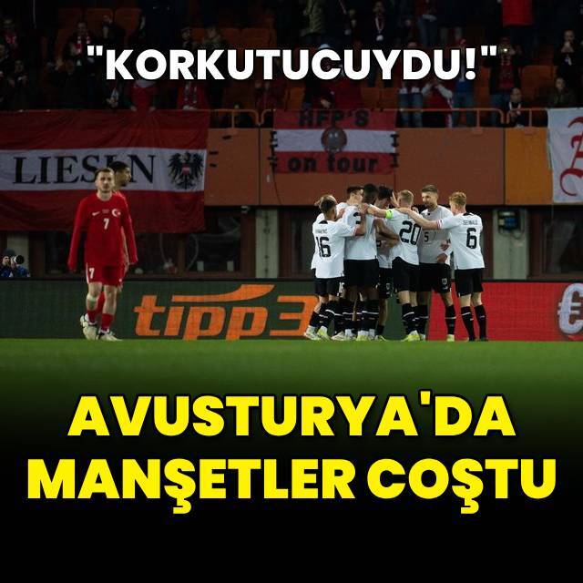 Avusturya basını coştu!
