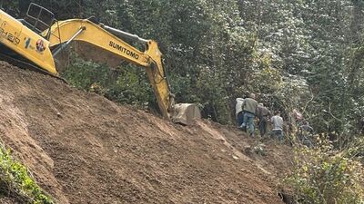 Trabzon'da göçük faciası! 3 can kaybı var