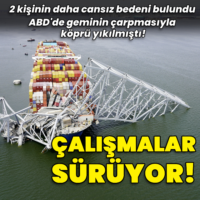 Geminin çarpmasıyla köprü yıkılmıştı: Çalışmalar sürüyor!